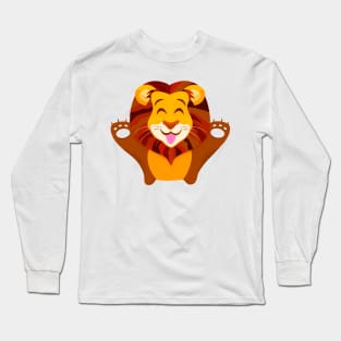 My Cute Lion Face Long Sleeve T-Shirt